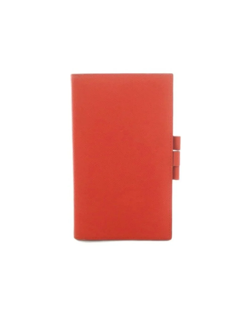Hermes Vision Notebook Cover Leather Vermilion Red Agenda